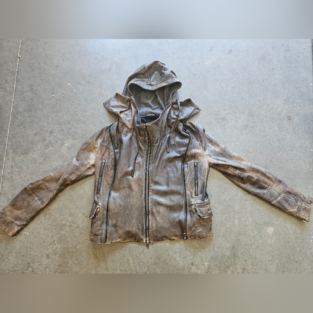 All Saints Leather Moto Jacket